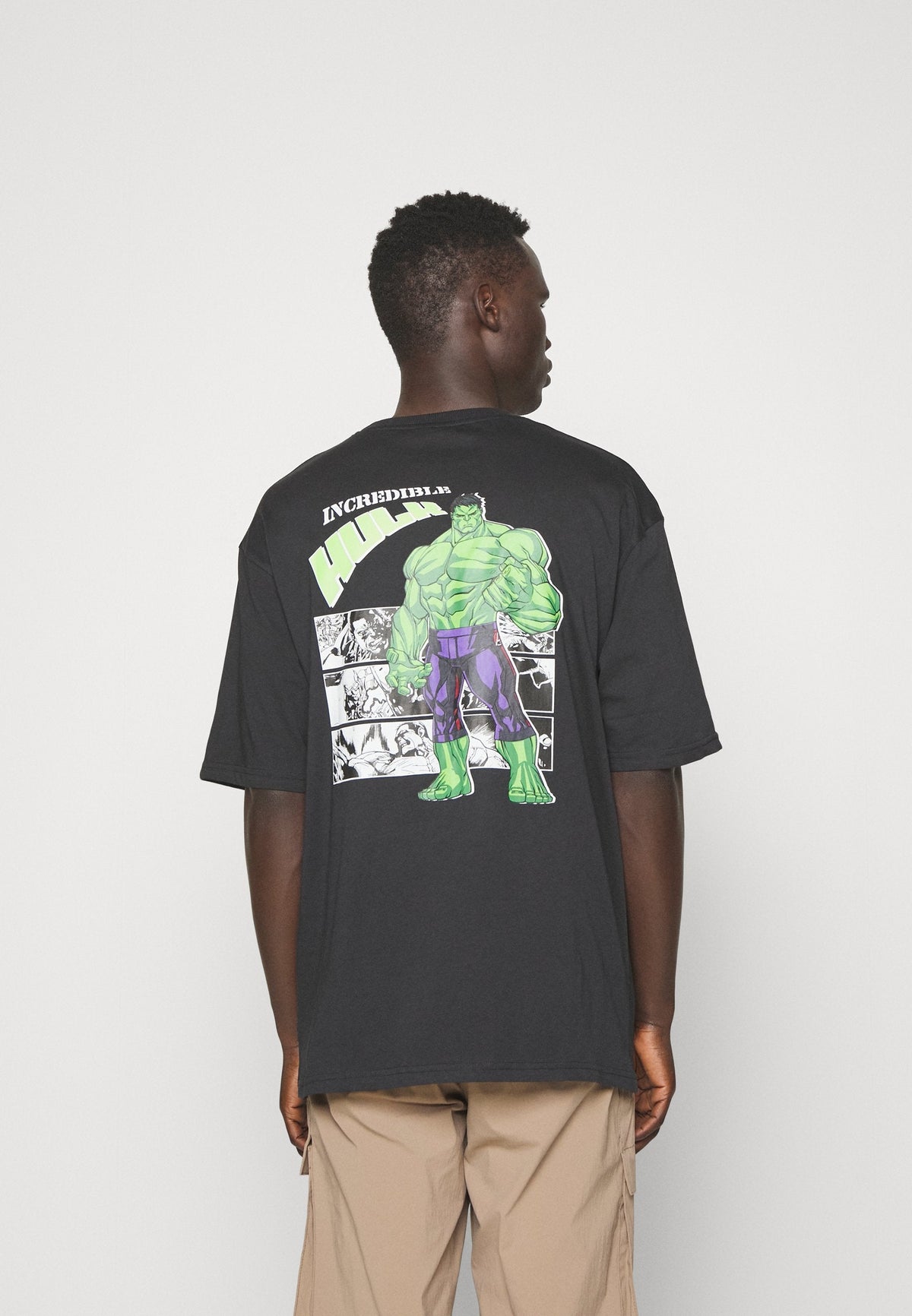 YOURTURN Unisex - Print T-Shirt - Black