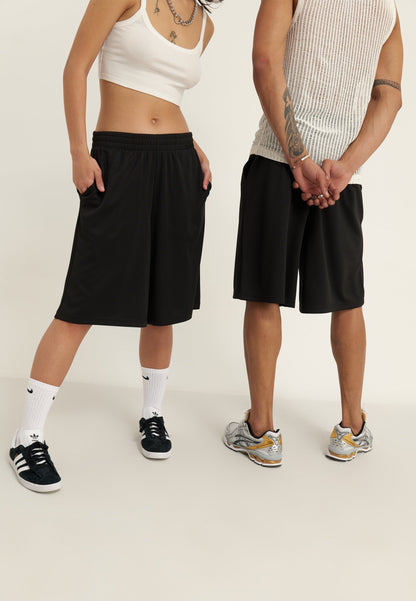 YOURTURN BASKETBALL MESH SHORTS UNISEX - Tracksuit Bottoms - Black