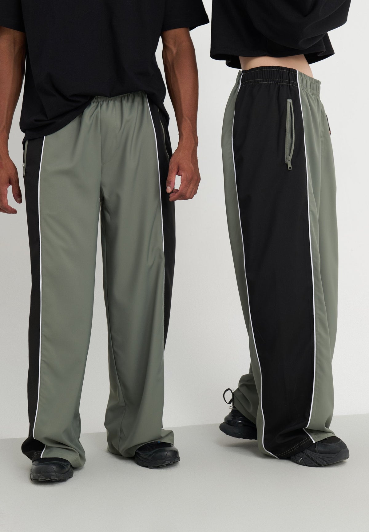 YOURTURN UNISEX - Tracksuit Bottoms - Dark Green