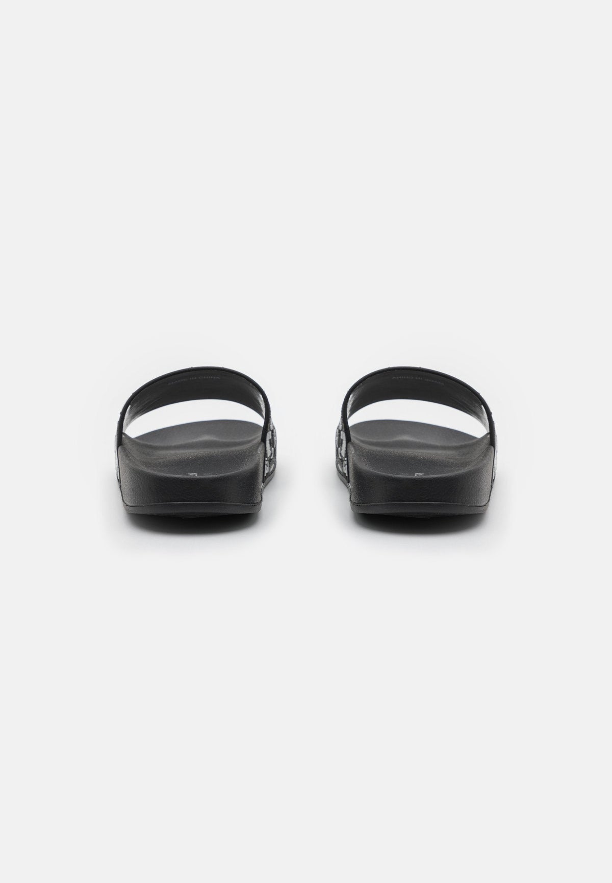 YOURTURN Unisex - Pool Slides - Black