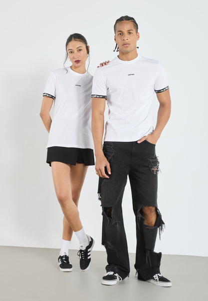 YOURTURN UNISEX - Basic T-shirt - Bright White