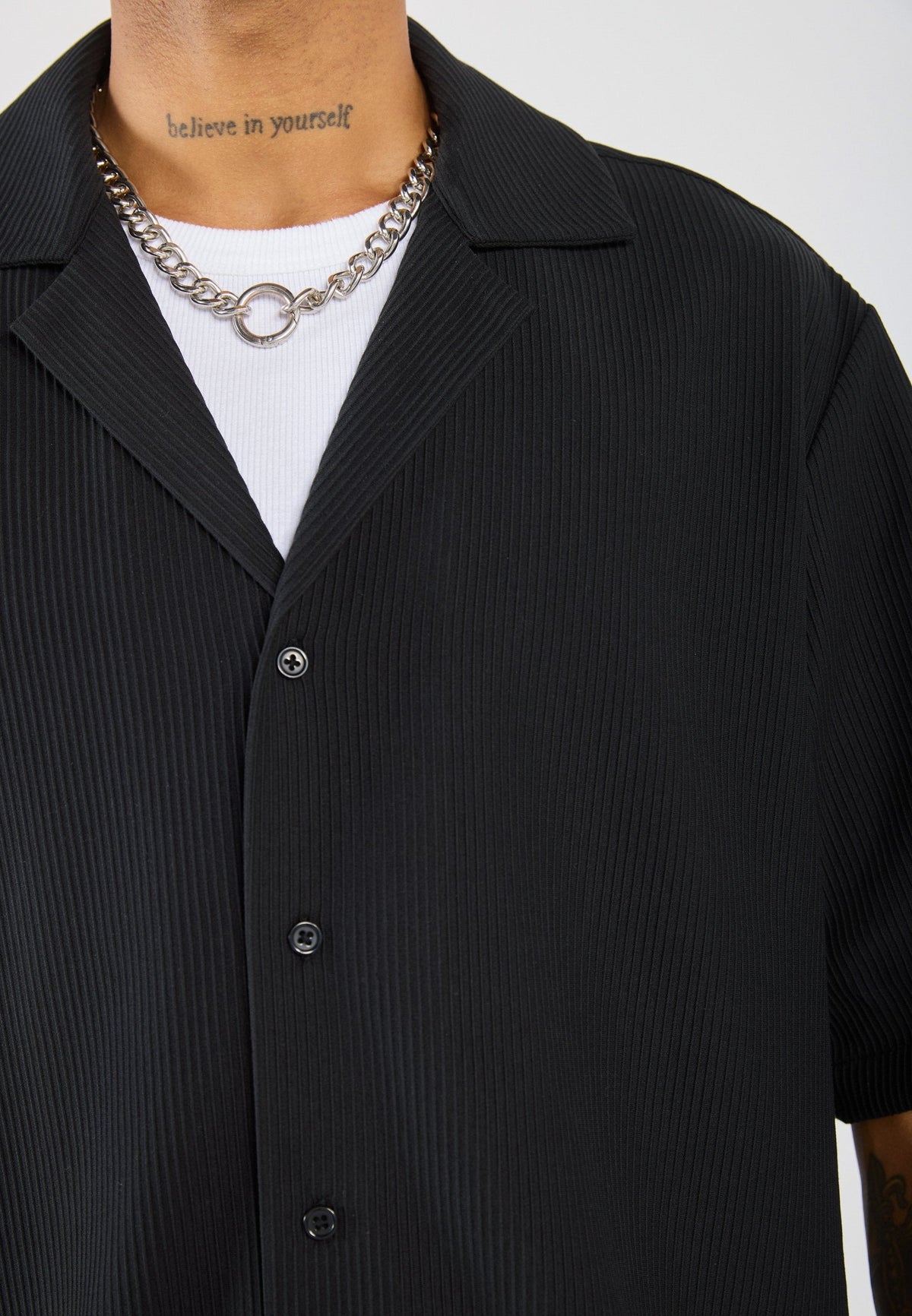 YOURTURN UNISEX - Shirt - Black