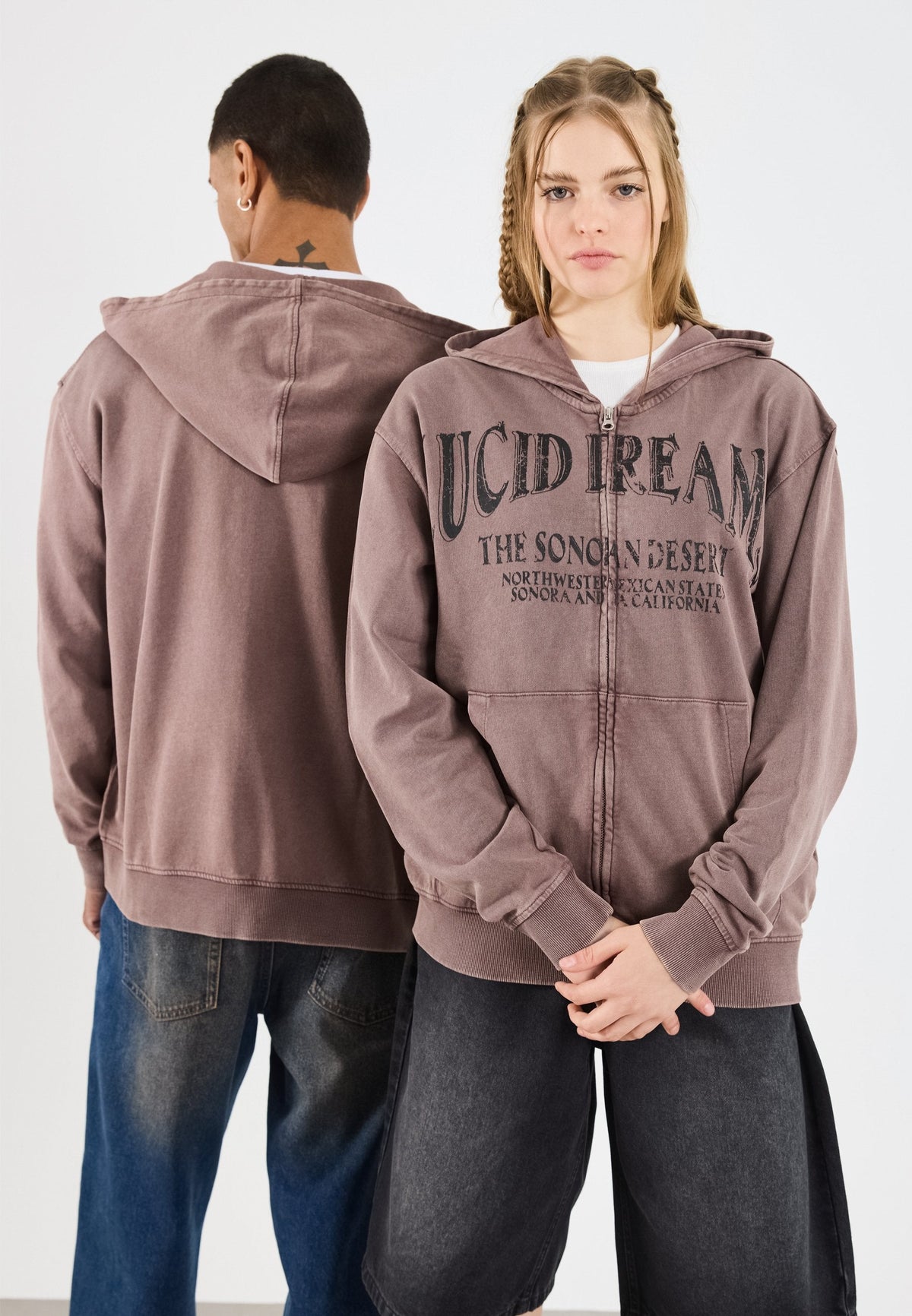 YOURTURN UNISEX - Sweatshirt - Brown Wash