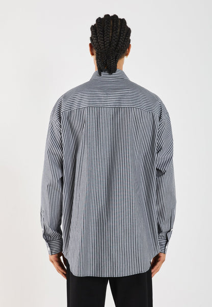 YOURTURN FORMAL UNISEX - Button-down Blouse - Black/white
