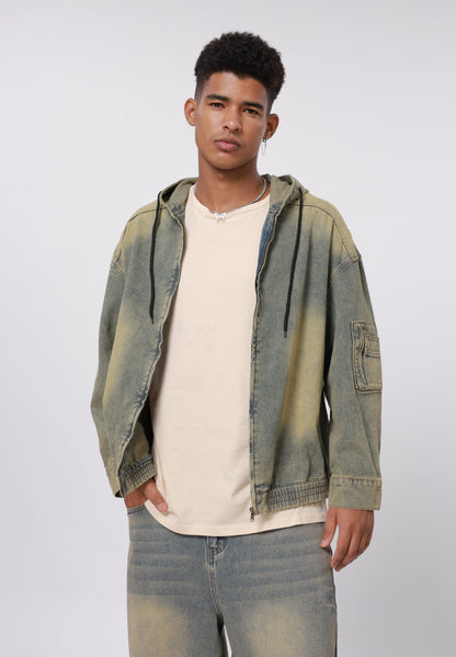 YOURTURN UNISEX - Denim Jacket - Vintage Blue