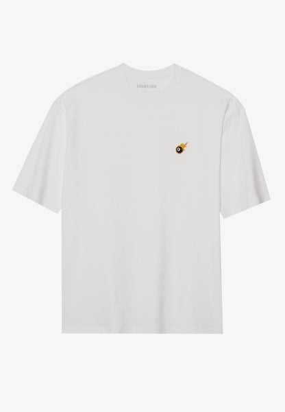 YOURTURN UNISEX - Basic T-shirt - Black/red