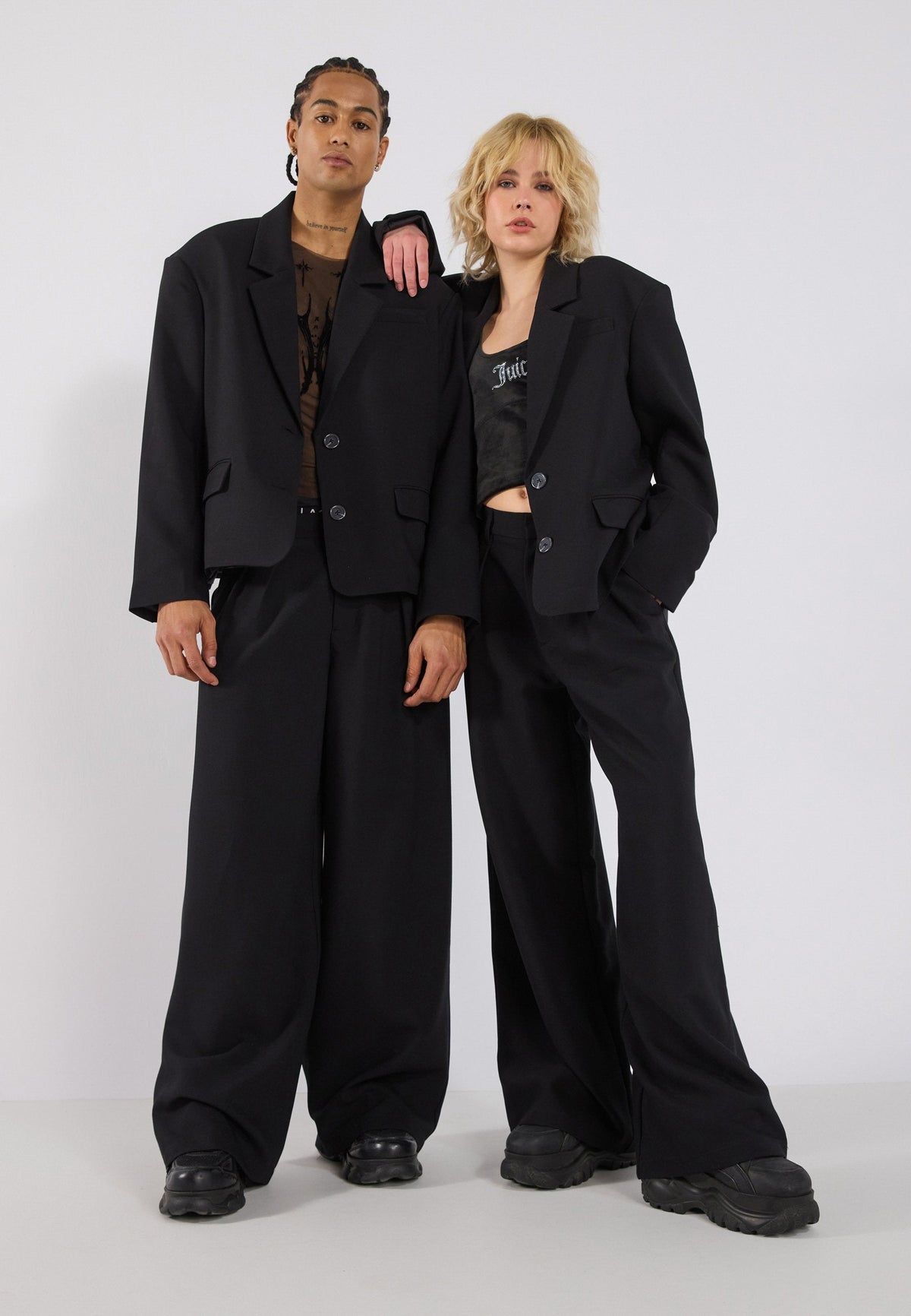 YOURTURN UNISEX - Blazer Jacket - Black