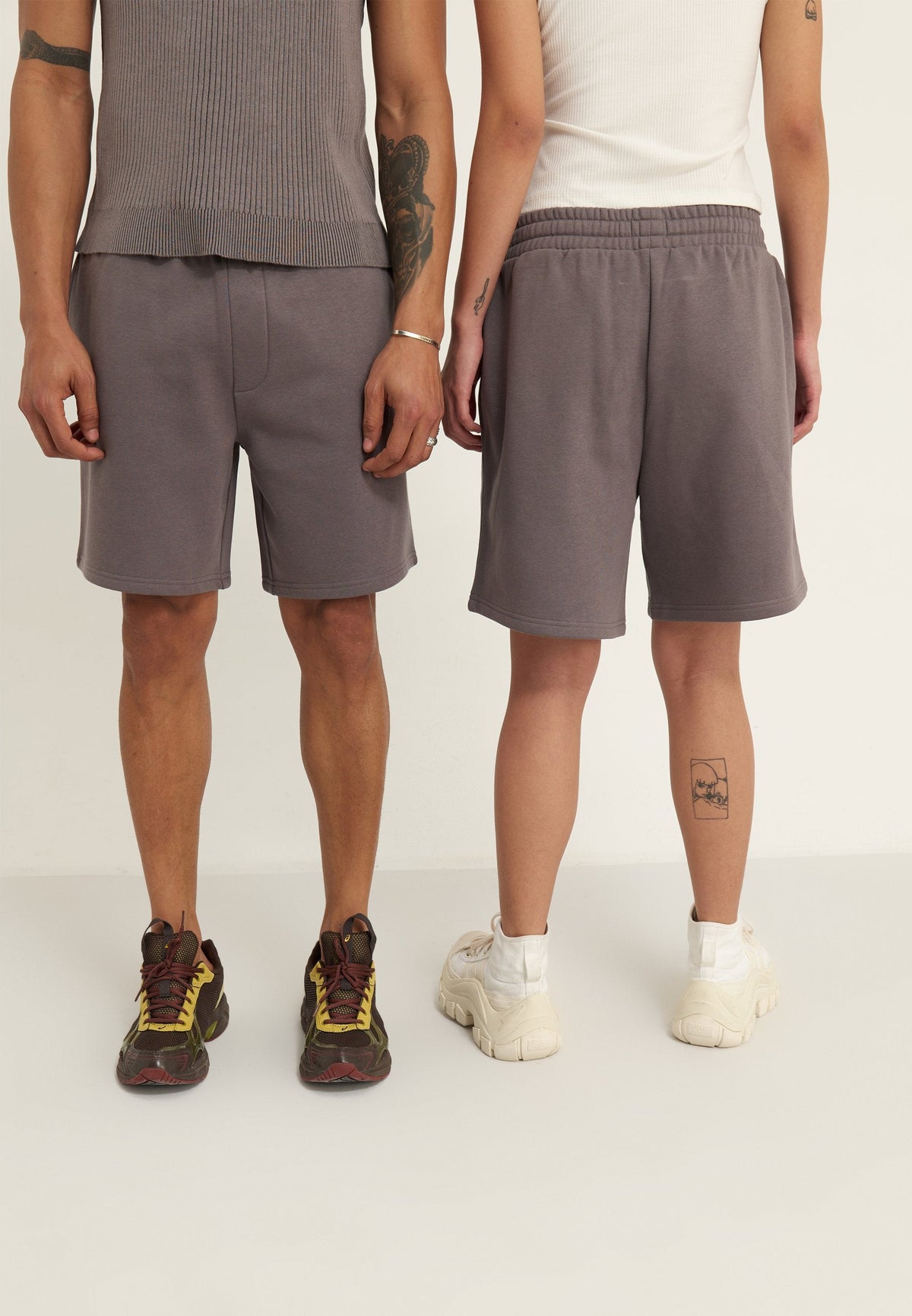 YOURTURN UNISEX 2 PACK - Tracksuit Bottoms - Dark Grey/black