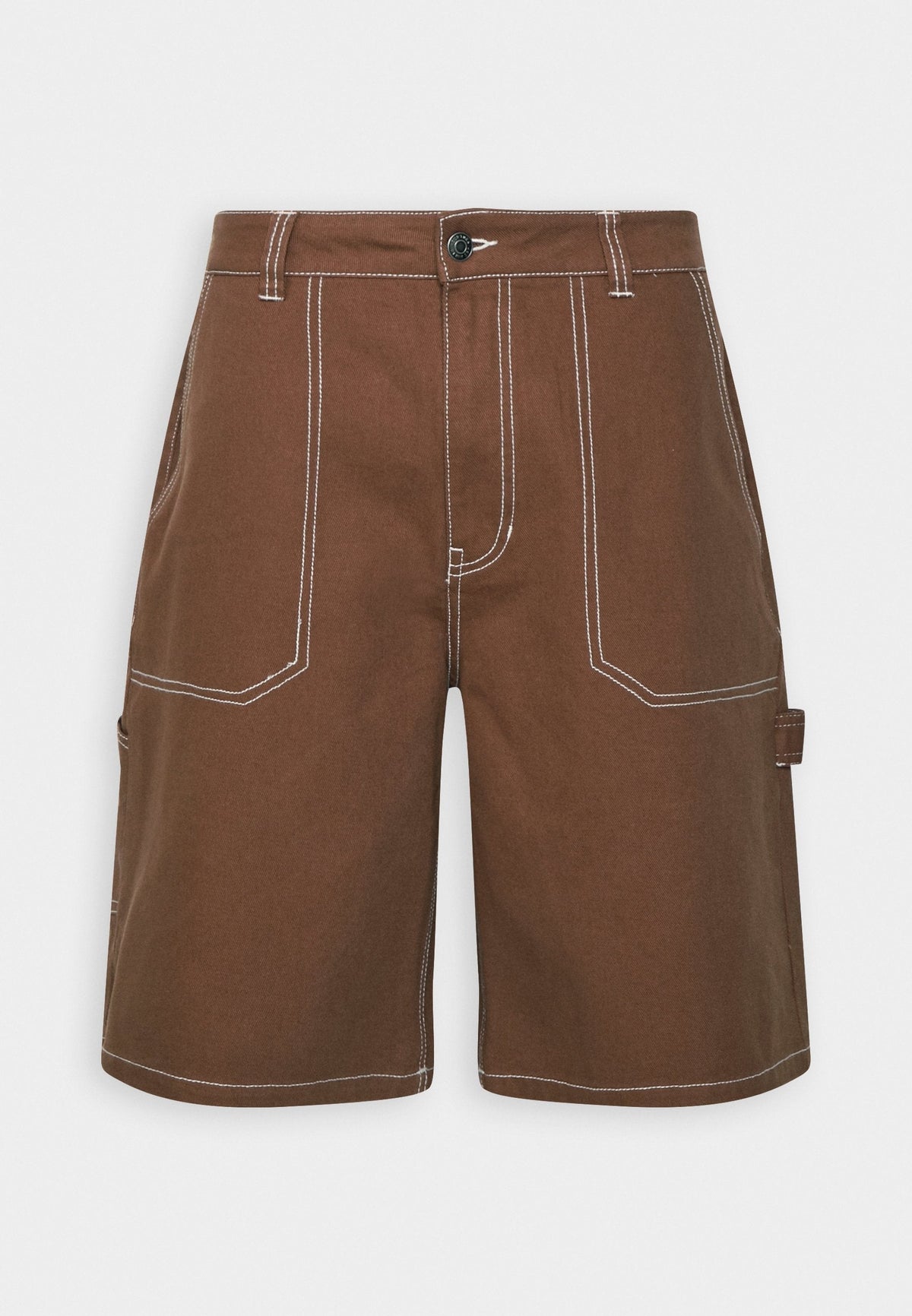 YOURTURN Unisex - Denim Shorts - Brown