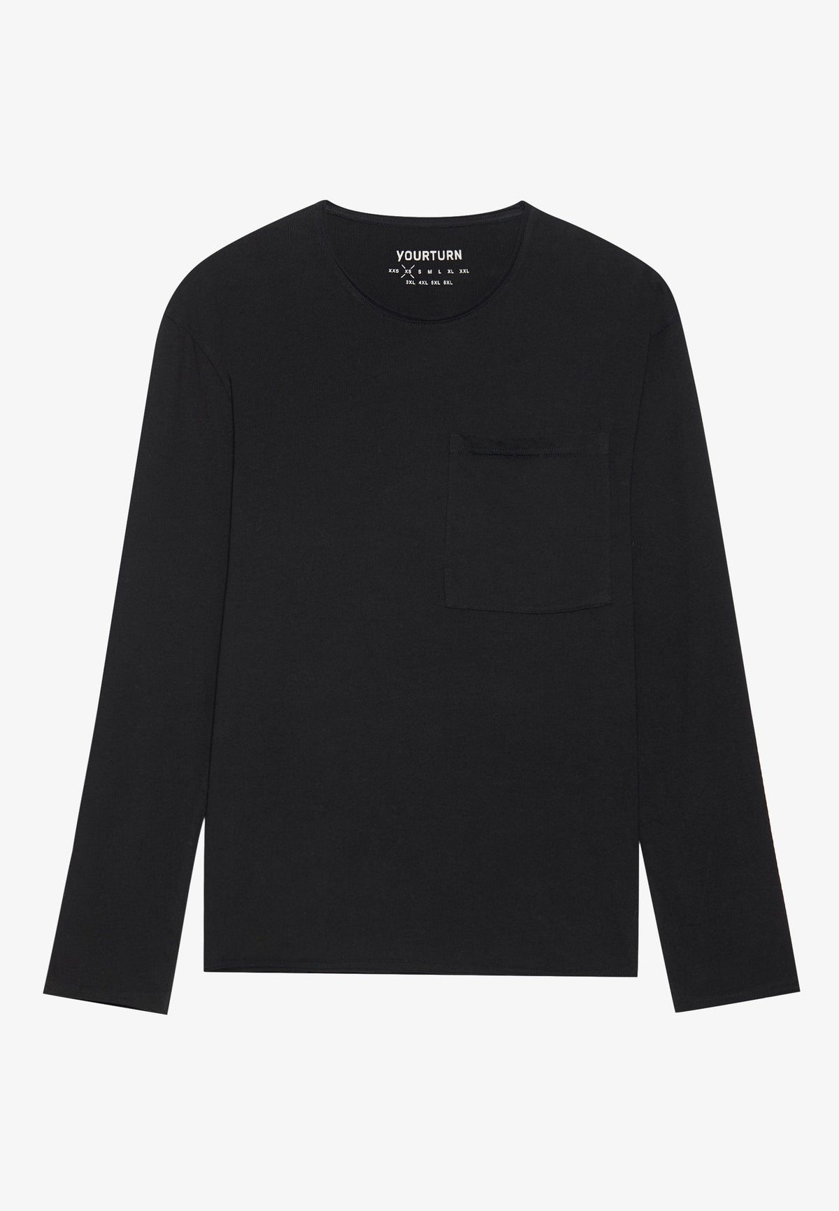 YOURTURN SLOUCHY LONG SLEEVED TOP WITH POCKET UNISEX - Long Sleeved Top - Marshmallow 11-4300 Tcx