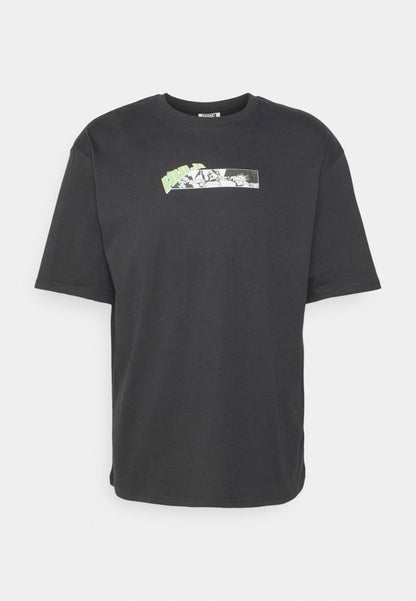 YOURTURN Unisex - Print T-Shirt - Black