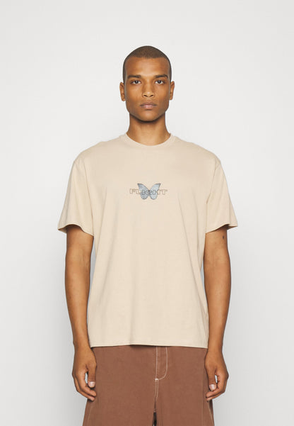 YOURTURN Unisex - Print T-Shirt - Tan