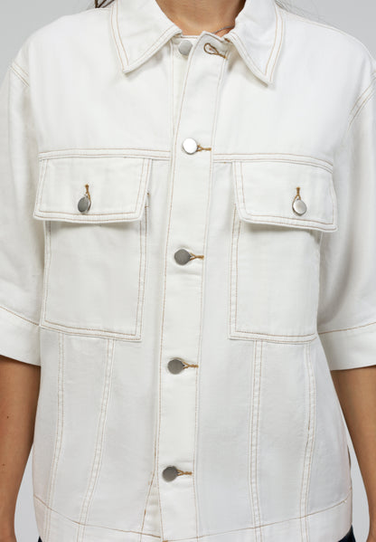 YOURTURN UNISEX DENIM - Shirt - Stone Wash