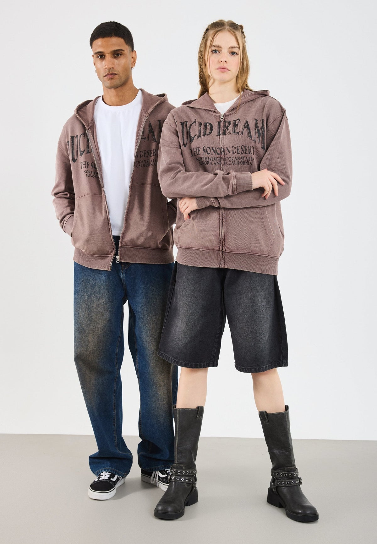 YOURTURN UNISEX - Sweatshirt - Brown Wash