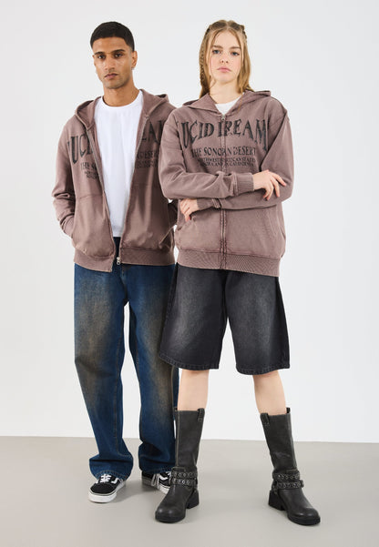 YOURTURN UNISEX - Sweatshirt - Brown Wash