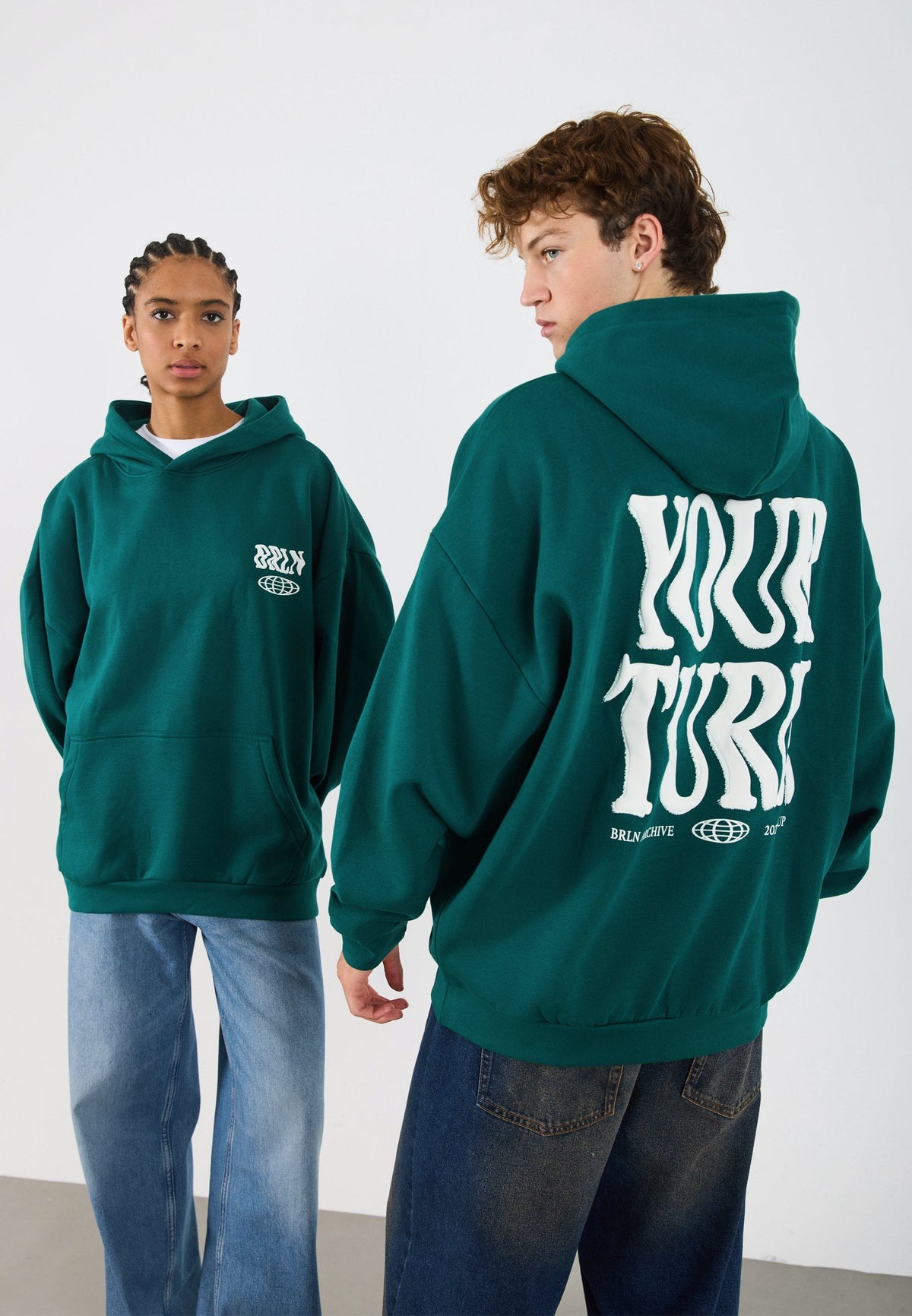YOURTURN UNISEX - Sweatshirt - Botanical Green Tcx