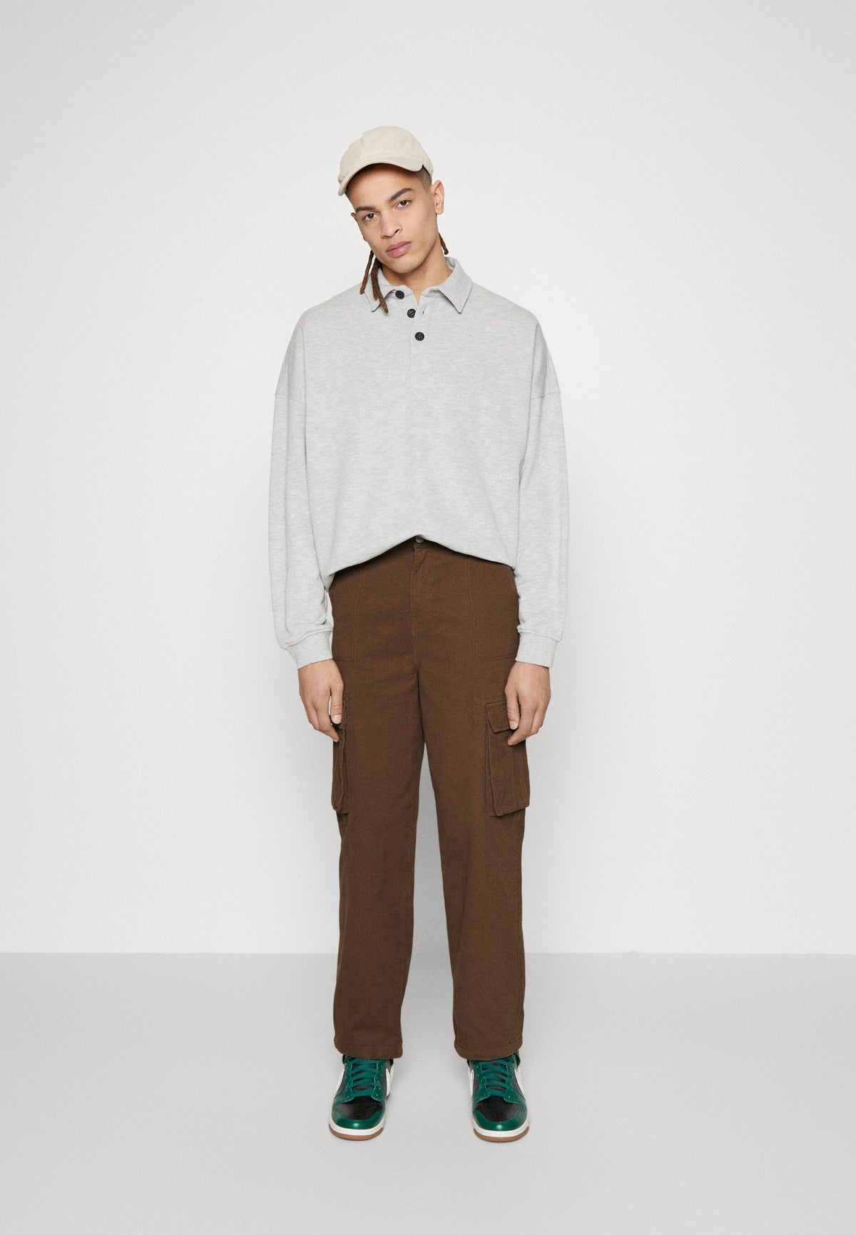 YOURTURN Unisex - Cargo Trousers - Brown