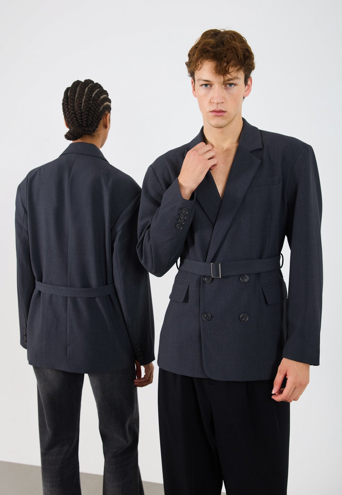 YOURTURN UNISEX - Blazer Jacket - Dark Grey