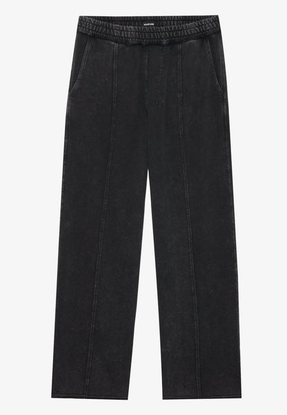 YOURTURN UNISEX - Tracksuit Bottoms - Washed Dk Grey