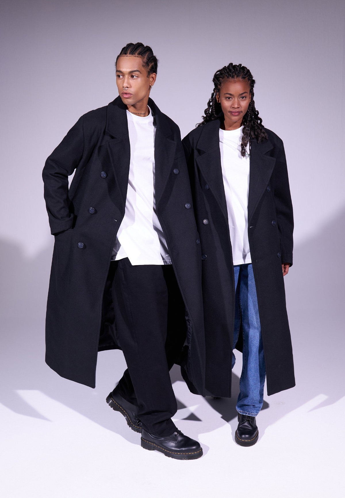 YOURTURN UNISEX - Classic Coat - Black