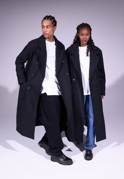 YOURTURN UNISEX - Classic Coat - Black