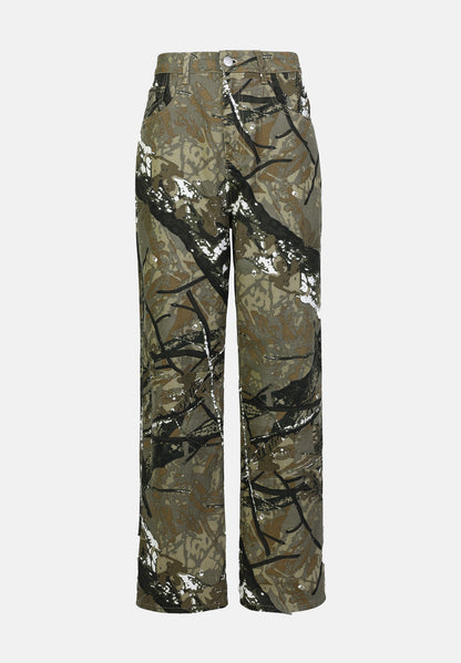 YOURTURN UNISEX - Baggy Jeans - Khaki