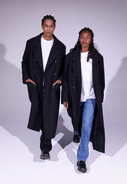 YOURTURN UNISEX - Classic Coat - Black