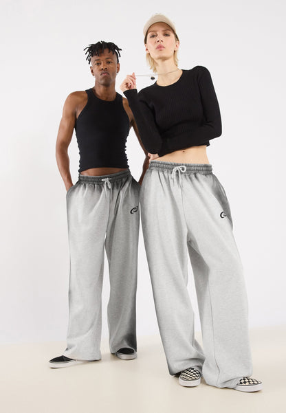 YOURTURN UNISEX - Tracksuit Bottoms - Light Grey