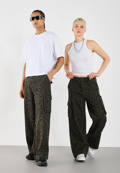 YOURTURN UNISEX - Cargo Trousers - Green