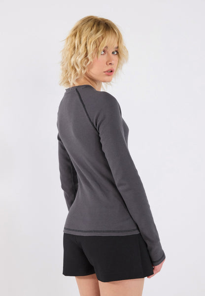 YOURTURN UNISEX - Long Sleeved Top - Forged Iron