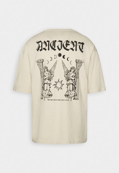 YOURTURN Unisex - Print T-Shirt - Off White