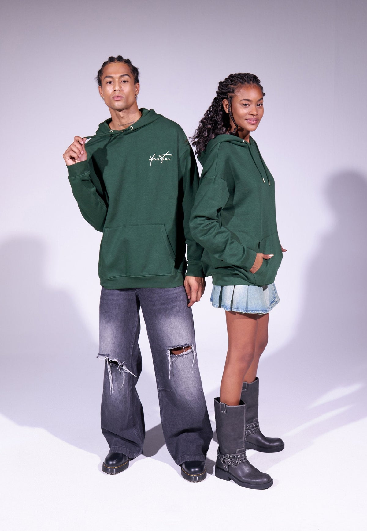 YOURTURN UNISEX - Sweatshirt - Dark Green