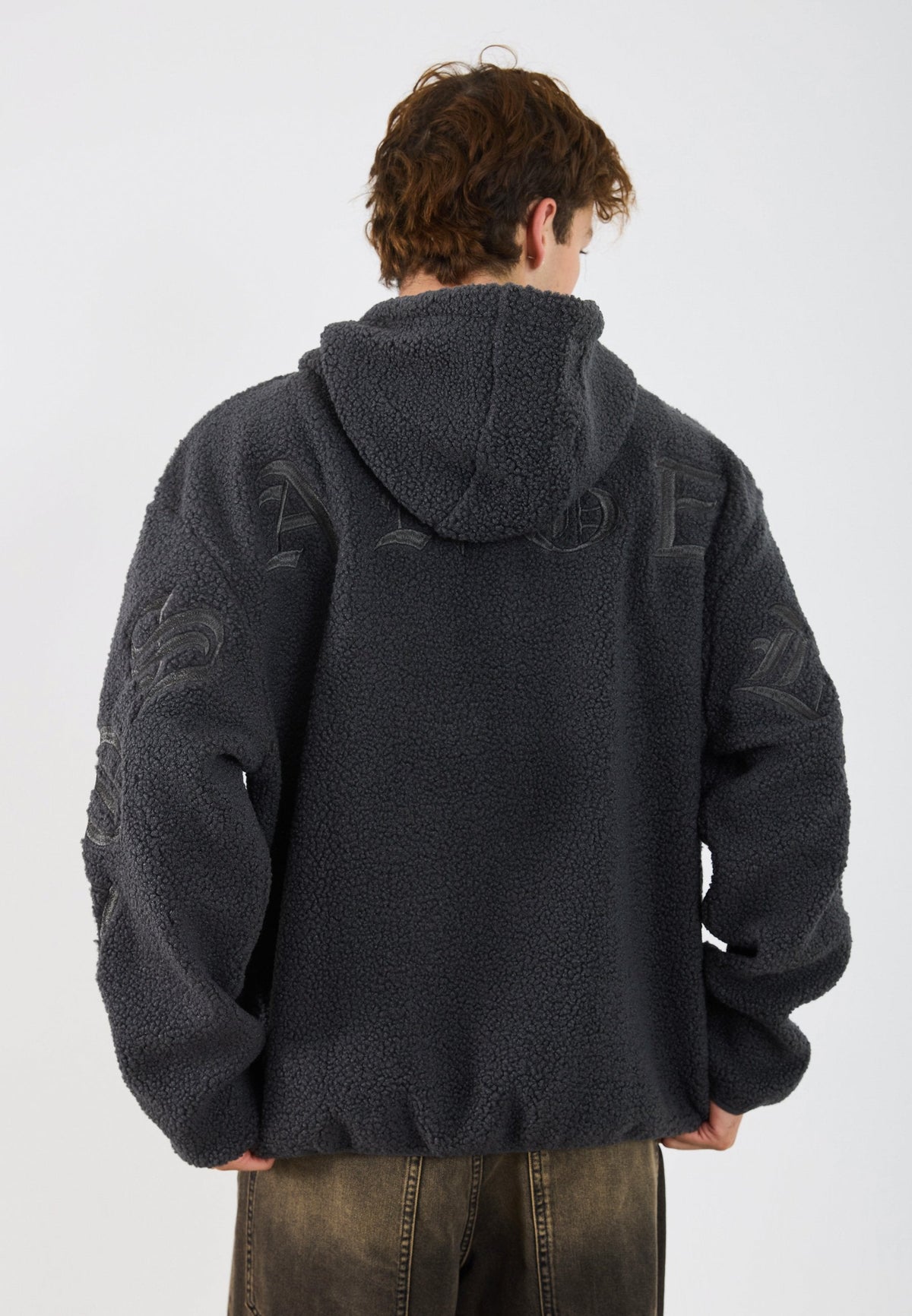 YOURTURN TEDDY JACKET UNISEX - Fleece Jacket - Forged Iron