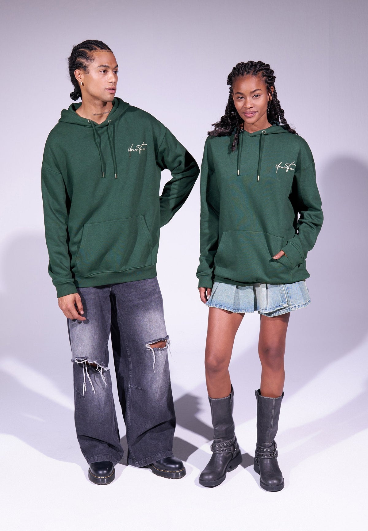 YOURTURN UNISEX - Sweatshirt - Dark Green