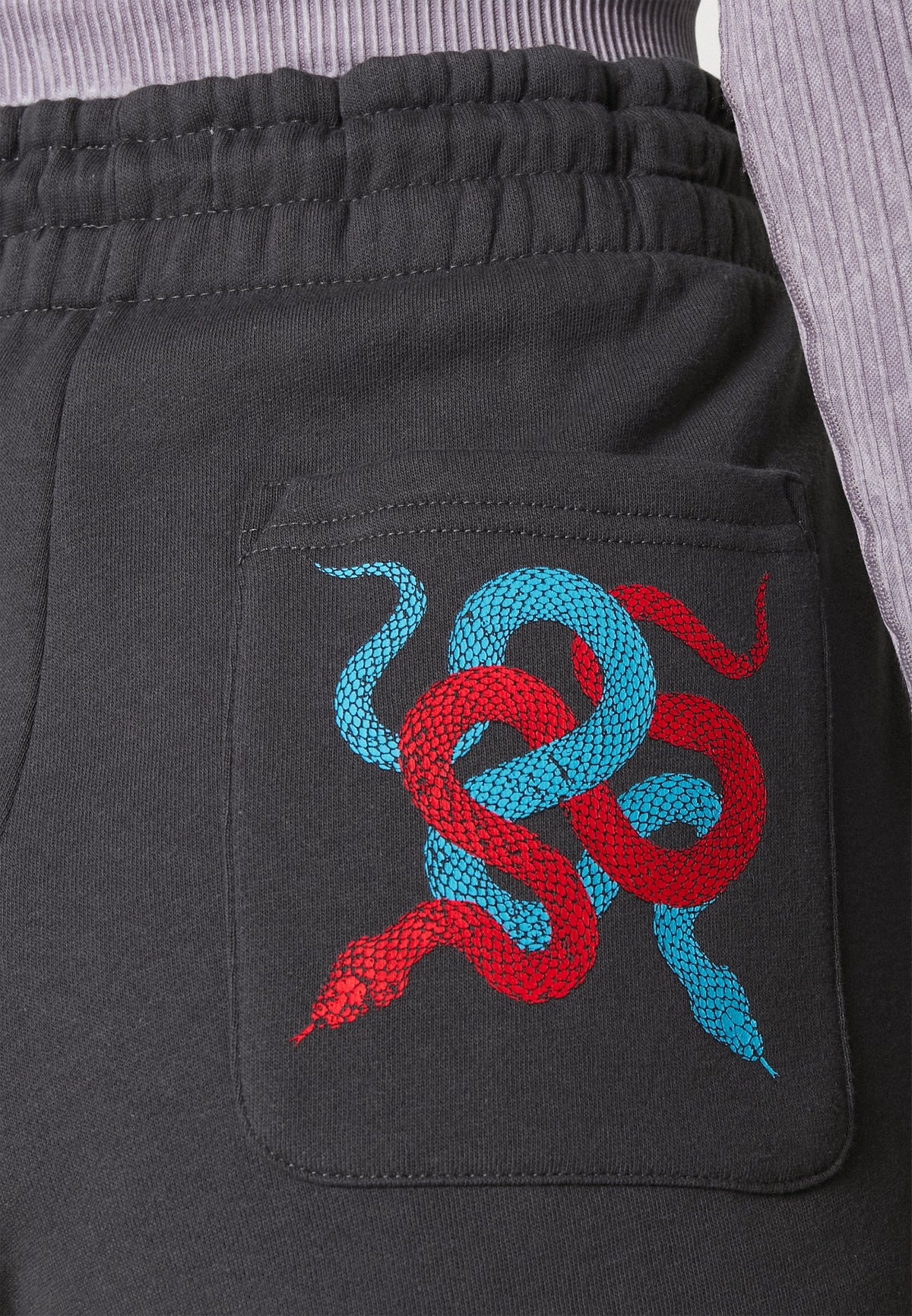 YOURTURN Graphic - Shorts - Dark Grey