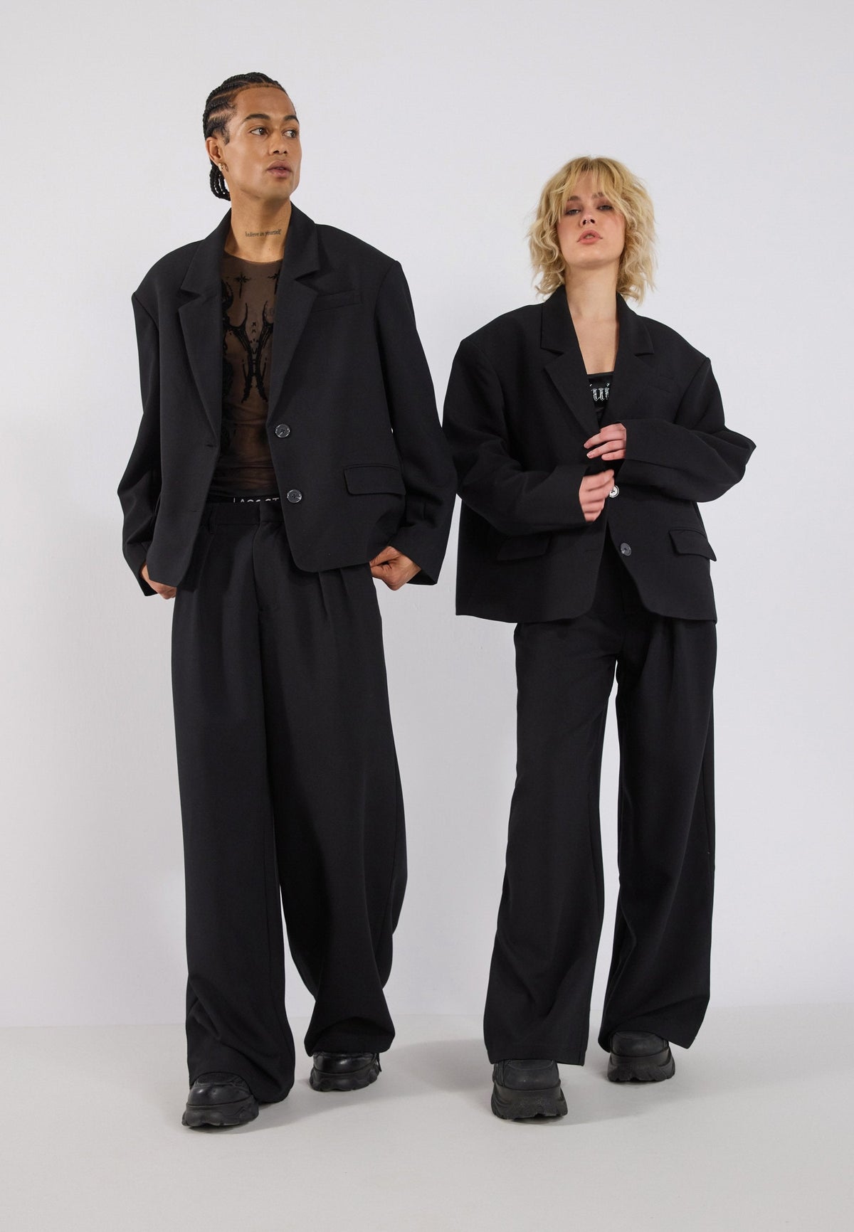 YOURTURN UNISEX - Blazer Jacket - Black