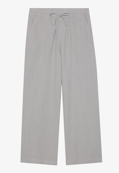 YOURTURN LINEN MIX BLEND UNISEX - Trousers - Ultimate Grey