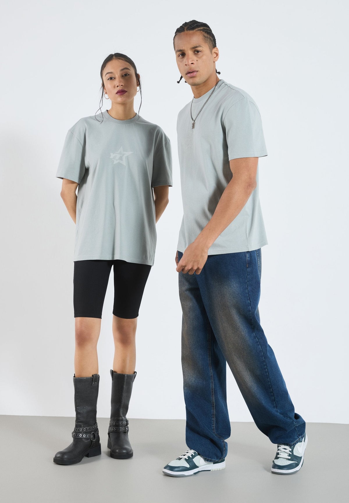YOURTURN UNISEX - Print T-shirt - Ultimate Gray