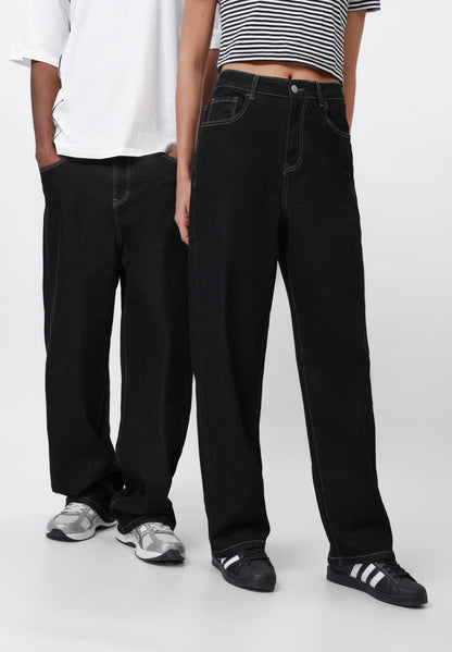 YOURTURN UNISEX - Baggy Jeans - Dark Blue