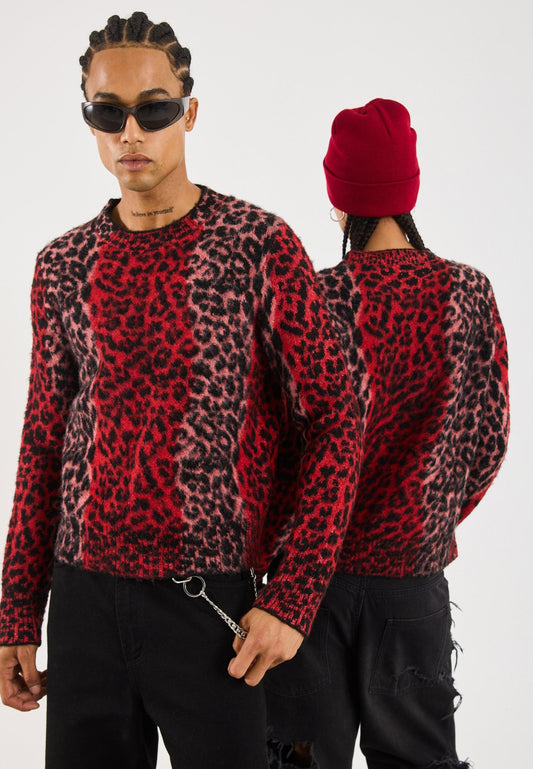 YOURTURN UNISEX - Jumper - Red/black