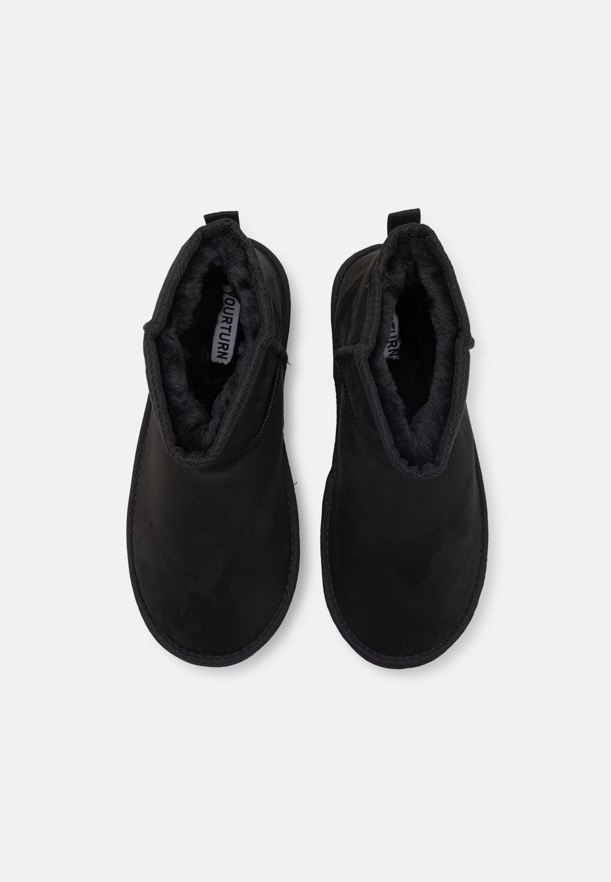YOURTURN UNISEX - Platform Ankle Boots - Black