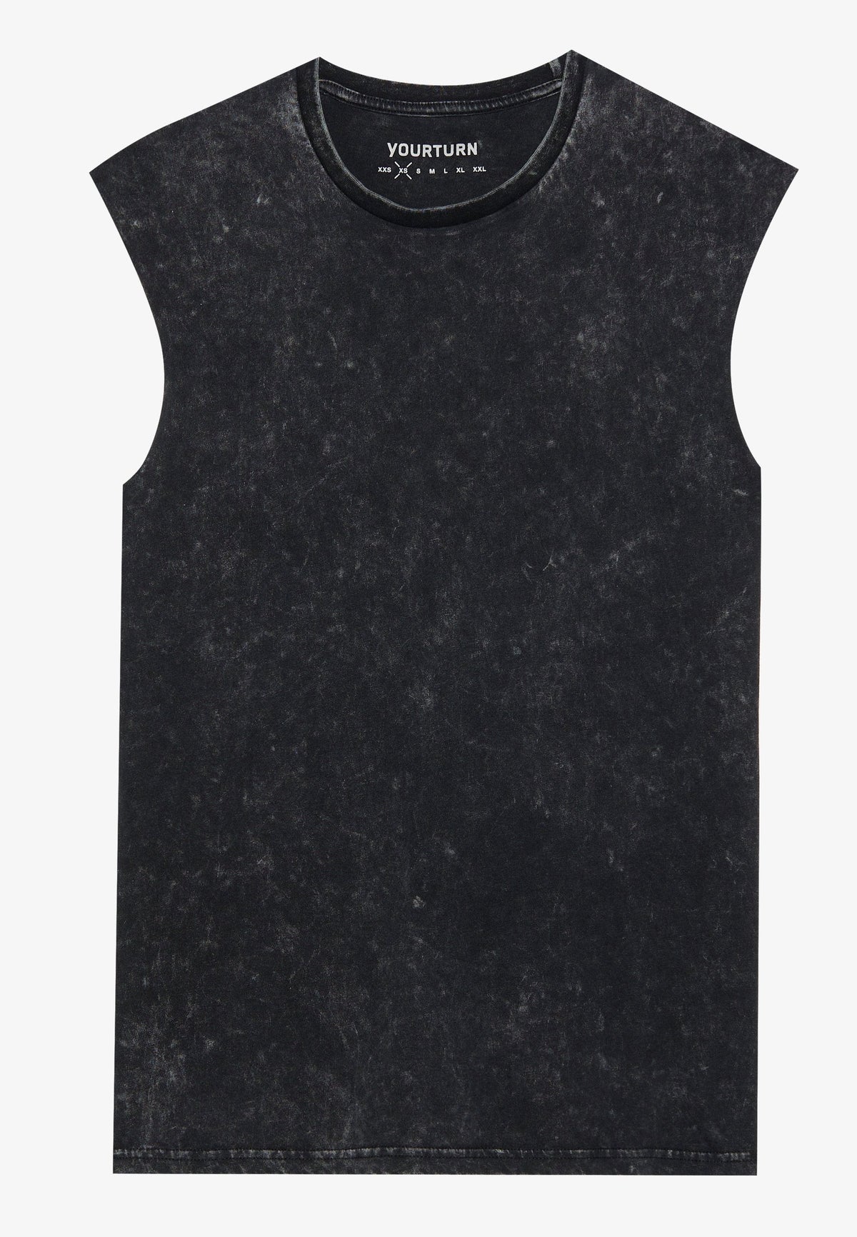 YOURTURN UNISEX 2 PACK - Print T-shirt - True Black/ultimate Grey
