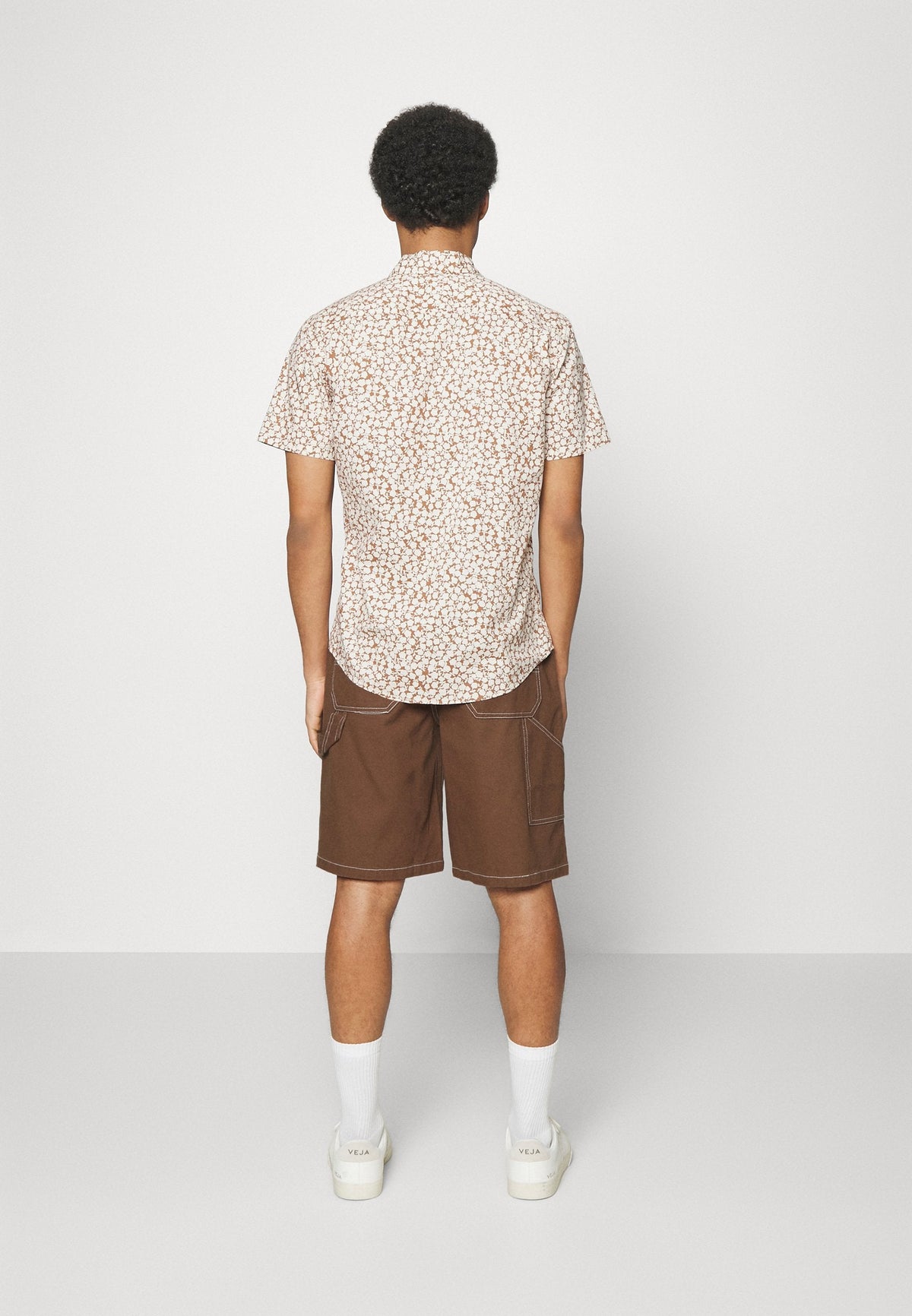 YOURTURN Unisex - Denim Shorts - Brown