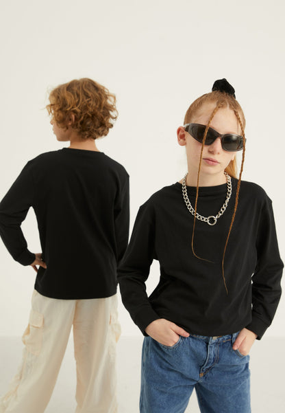 UNISEX 2 PACK - Long Sleeved Top - Black