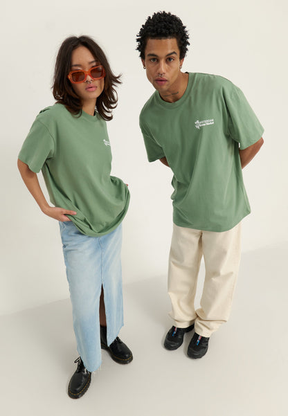 YOURTURN UNISEX - Print T-shirt - Green