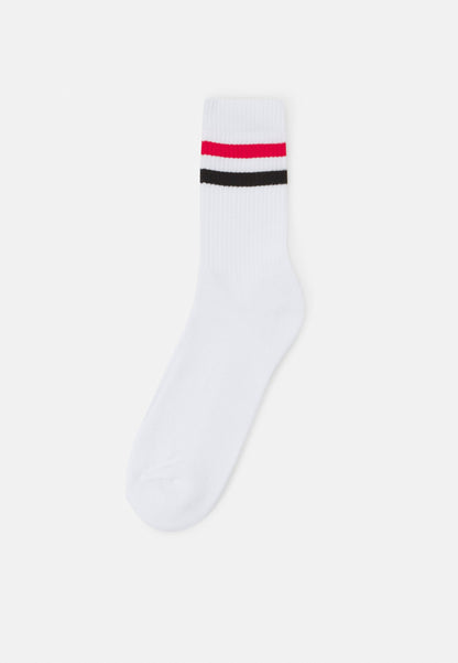 YOURTURN 7 Pack - Socks - Black/White/Red