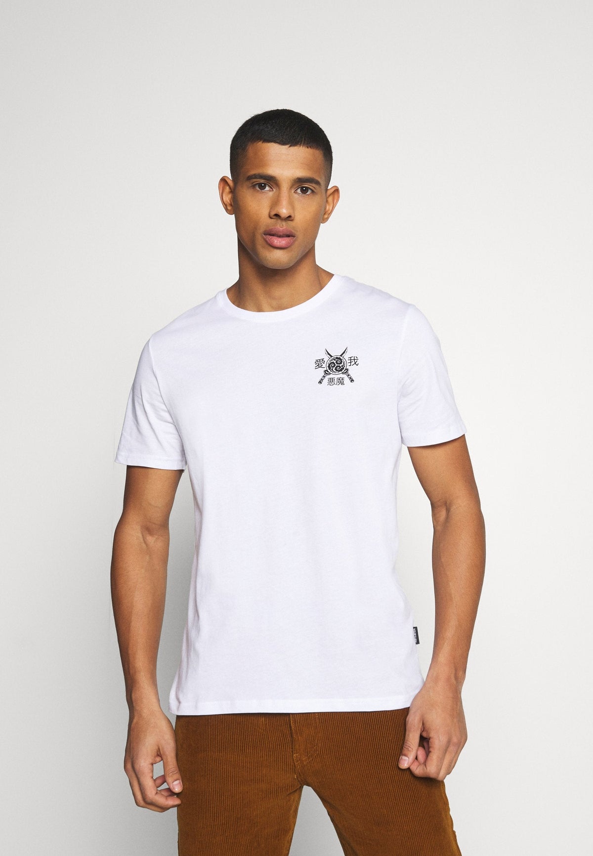 YOURTURN Print T-Shirt - White