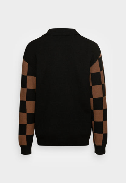 YOURTURN Unisex - Jumper - Black/Brown