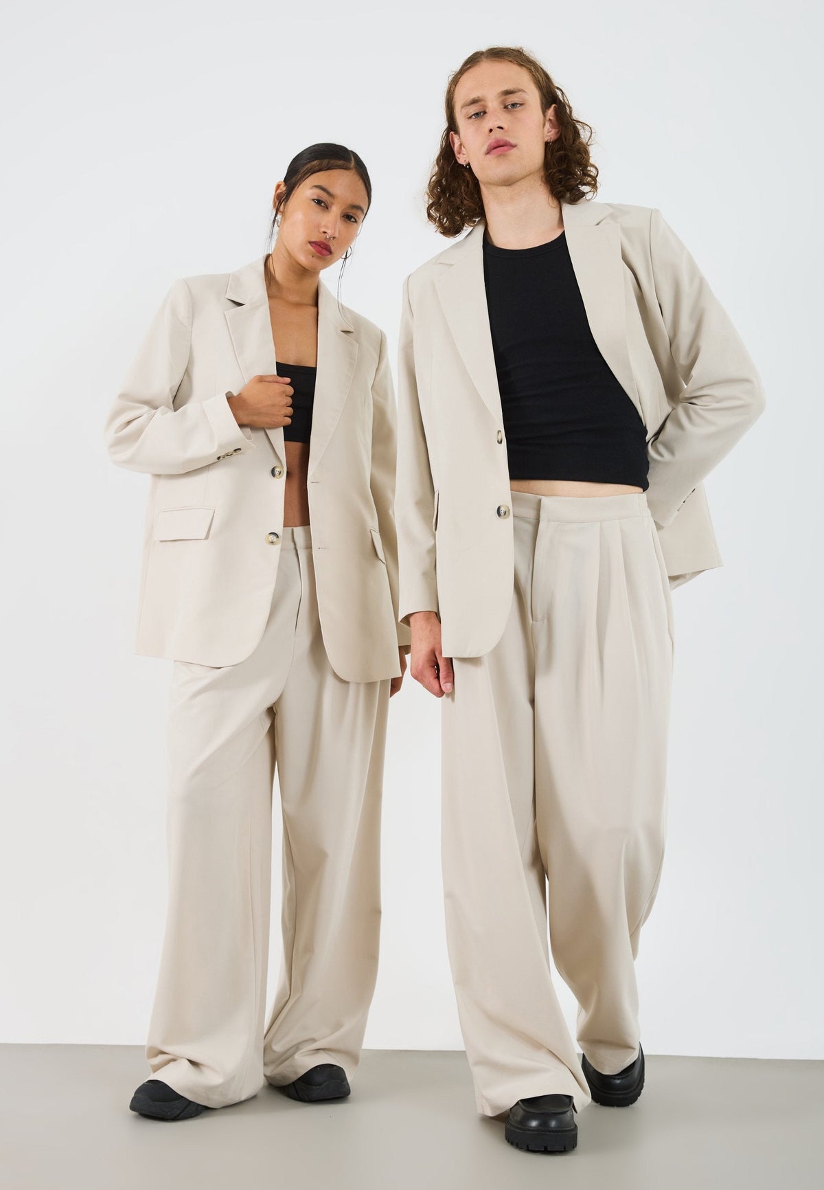 YOURTURN UNISEX - Blazer - Stone