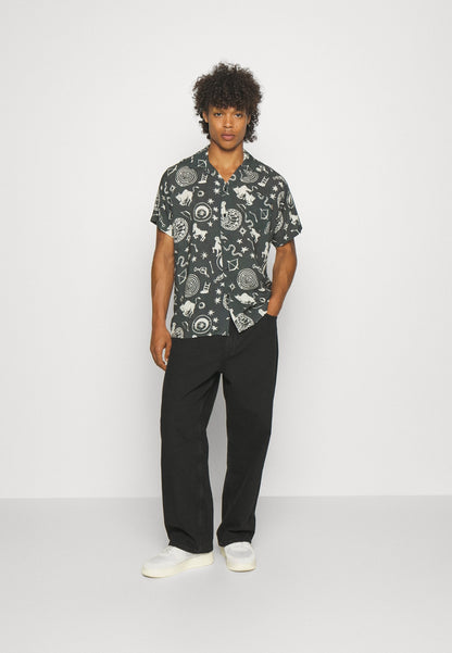 YOURTURN Baggy Jeans Unisex - Relaxed Fit Jeans - Black Denim